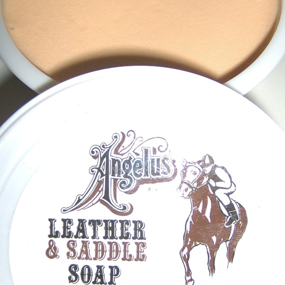 Angelus Leather SADDLE SOAP Paste Cleaner Conditioner for Boots Shoes Upholstery - Picture 5 of 7